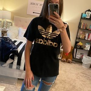 Gold Adidas T-Shirt